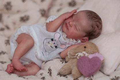 Full reborn baby doll set 8 inches - 5 pieces
