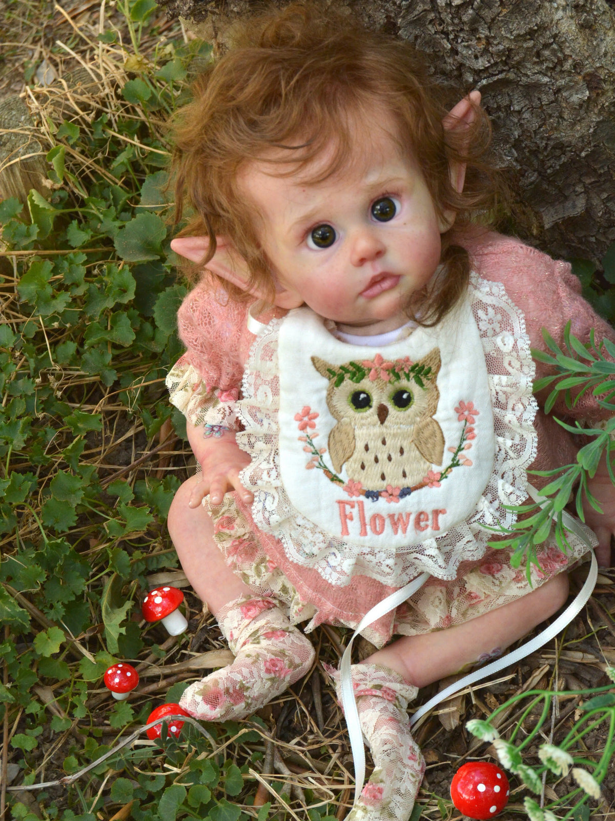 Conjunto para bebé reborn Flower