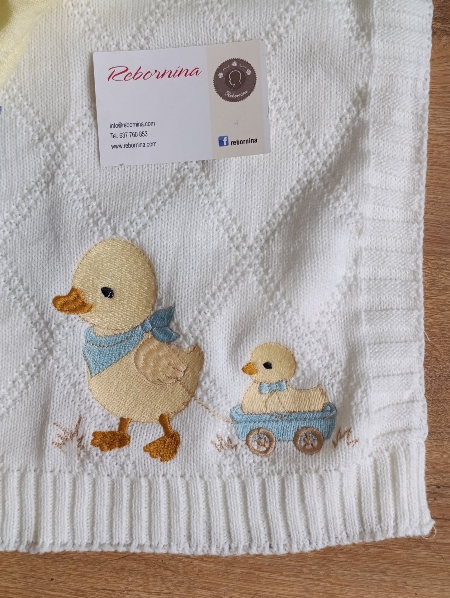 Manta Bebé Patito con Carrito
