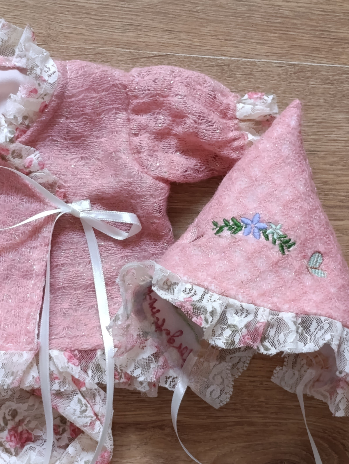 Conjunto para bebé reborn Flower